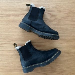 Dr. Martens Faux Fur Lined Chelsea Boots
